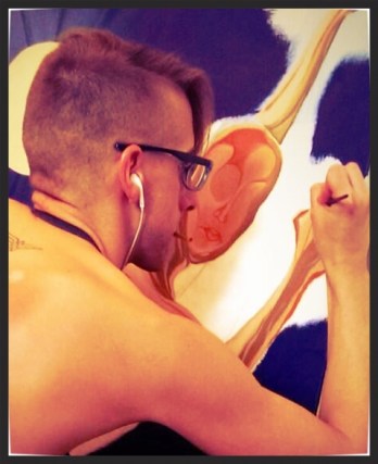 Steven Derrick, Artist At Work